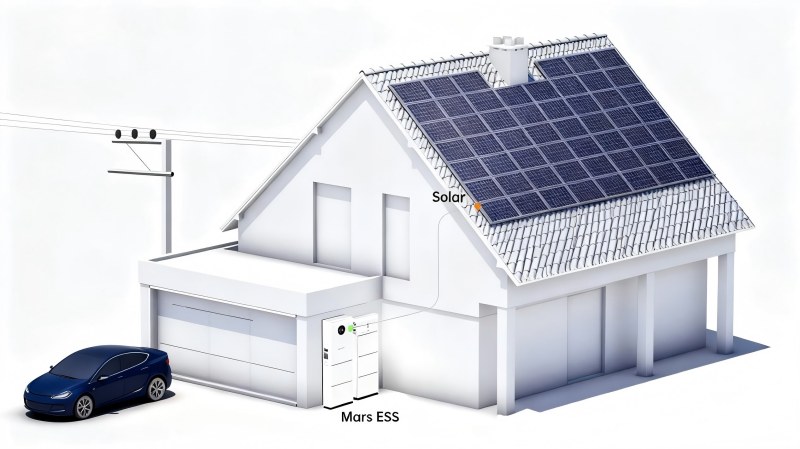 Quomodo Pairs Residential Energy Repono cum Tectum Solar Mounts pro Domus Energy Systems