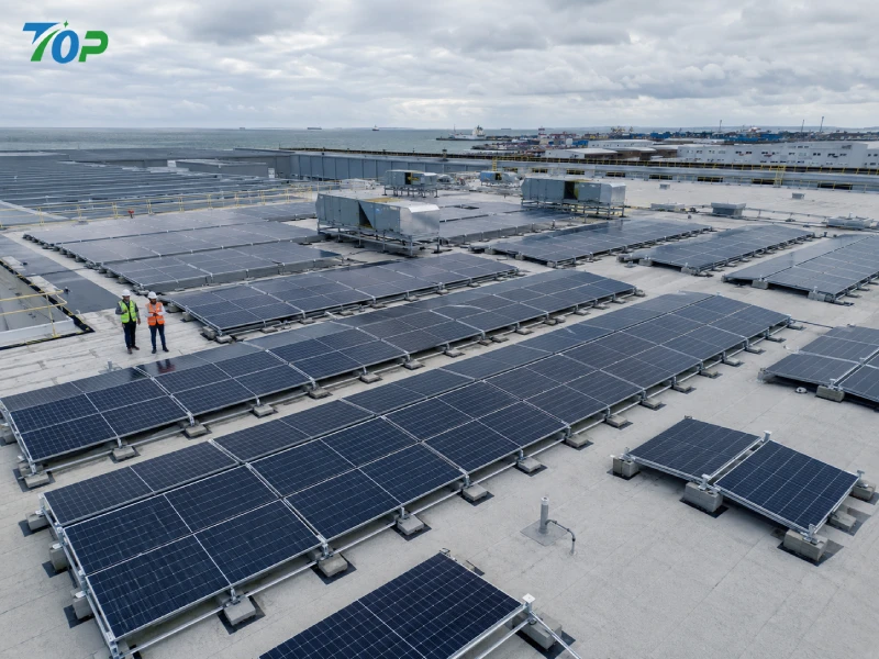 Non penetrans Flat Roof Solaris Ballast Adscendens System: Engineering-Grade Waterproof Solution for Commercial Rooftop PV Projects