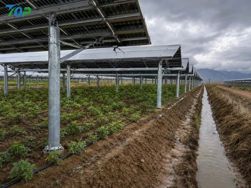 Agricultural Solaris Adscendens Systems et impulsum in solo umore: Engineering Insights pro Agrivoltaic Projects