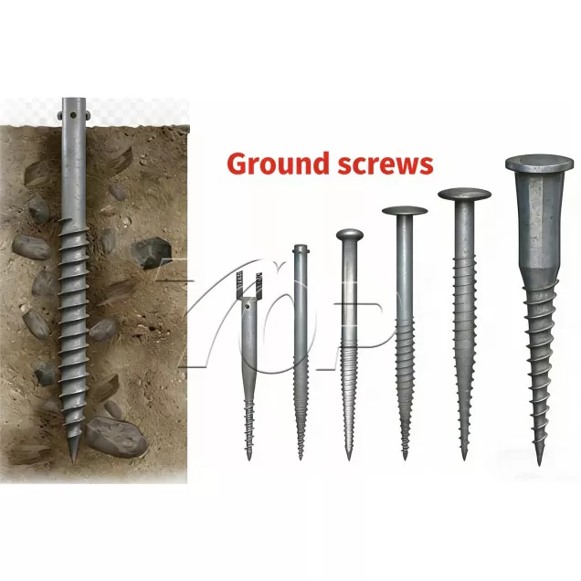 Solarium terrae Screw Anchor Pile